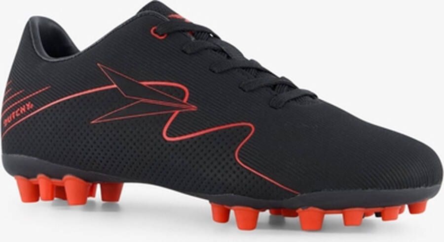 Dutchy Striker MG kinder voetbalschoenen Zwart Uitneembare zool