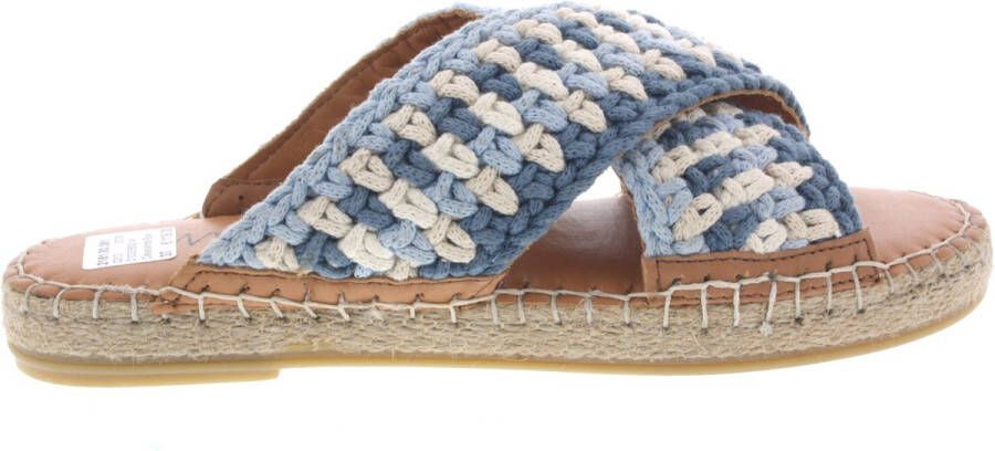 Dwrs Dames Slippers Casablanca Blue Blauw