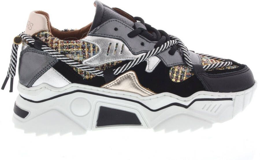 Dwrs Dames Sneakers Jupiter Black Stone Zwart