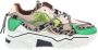 Dwrs JUPITER leopard Sand Green Dames Sneaker J5554 - Thumbnail 1