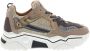 DWRS LABEL Pluto terry Beige Smoke Beige Leer Lage sneakers Dames - Thumbnail 1