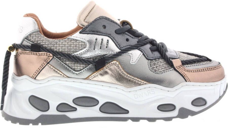 Dwrs Dames Sneakers Saturnus Grey stone Zilver