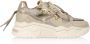 DWRS LABEL DWRS Jupiter | taupe stone Taupe Leer Lage sneakers Dames - Thumbnail 1