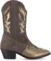 DWRS LABEL DWRS Bella Elefante Smoke Grijs Suede Cowboy laarzen Dames - Thumbnail 1