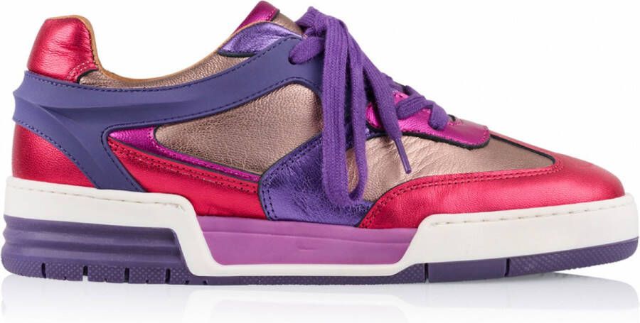 DWRS LABEL Dames Sneakers Buckby Raspberry Purple