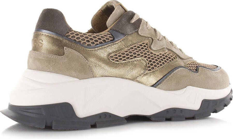 DWRS LABEL DWRS Chester Beige Smoke Beige Suede Lage sneakers Dames