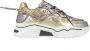 DWRS LABEL DWRS JUPITER glitter Silver Champagne Dames Sneaker J5554 - Thumbnail 1