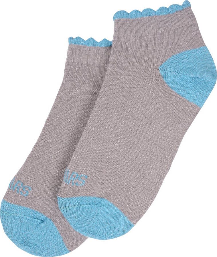 DWRS LABEL Lizzy Socks Sokken Silver Aqua One size