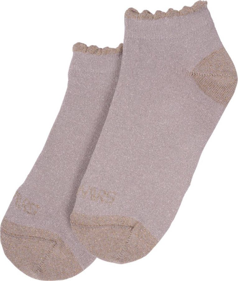 DWRS LABEL Lizzy Socks Sokken Silver Gold One size