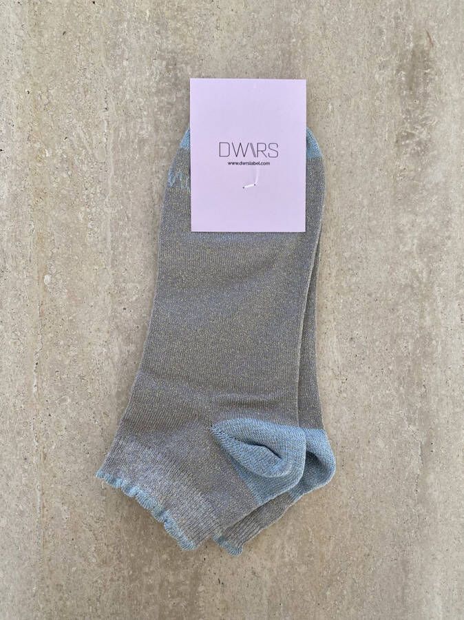 DWRS LABEL Lizzy Socks Sokken Gold Light blue One size