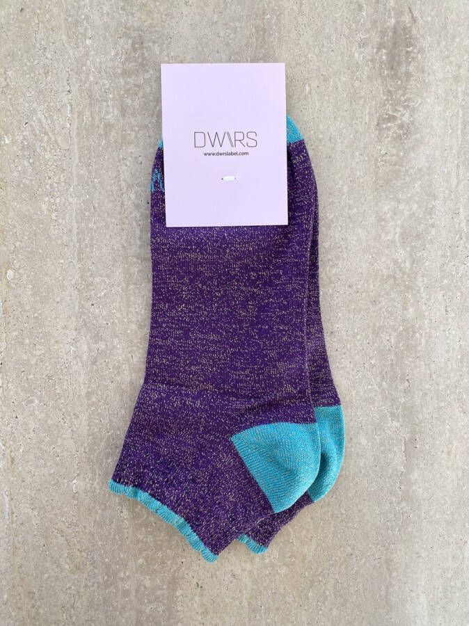 DWRS LABEL Lizzy Socks Sokken Purple Aqua One size