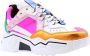 DWRS LABEL Pluto multi | white multi Wit Leer Lage sneakers Dames - Thumbnail 2