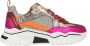 DWRS LABEL DWRS Pluto | multi | white multi Wit Leer Lage sneakers Dames - Thumbnail 2