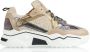 DWRS LABEL Pluto terry Beige Smoke Beige Leer Lage sneakers Dames - Thumbnail 1