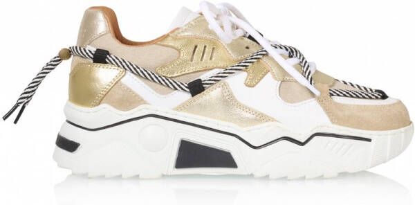 DWRS LABEL Sneakers Jupiter Denim Sand Champagne