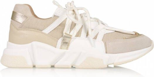 DWRS LABEL Sneakers Los Angeles Denim Sand Champagne