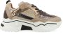 DWRS LABEL Pluto terry Beige Smoke Beige Leer Lage sneakers Dames - Thumbnail 1