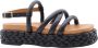 Dwrs Stijlvolle Platte Sandalen voor Vrouwen Black Dames - Thumbnail 1