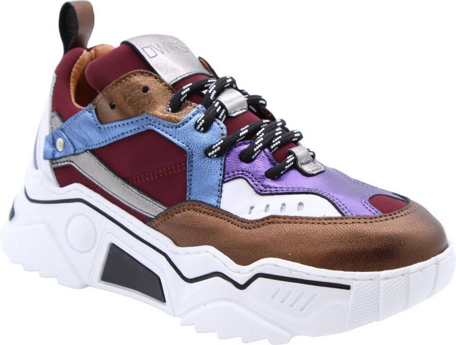 Dwrs Dames Sneakers Pluto Purple Bordeaux Paars