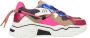 DWRS The label BLACK FRIDAY DEAL Dames Sneakers Roze Stof Leer - Thumbnail 1