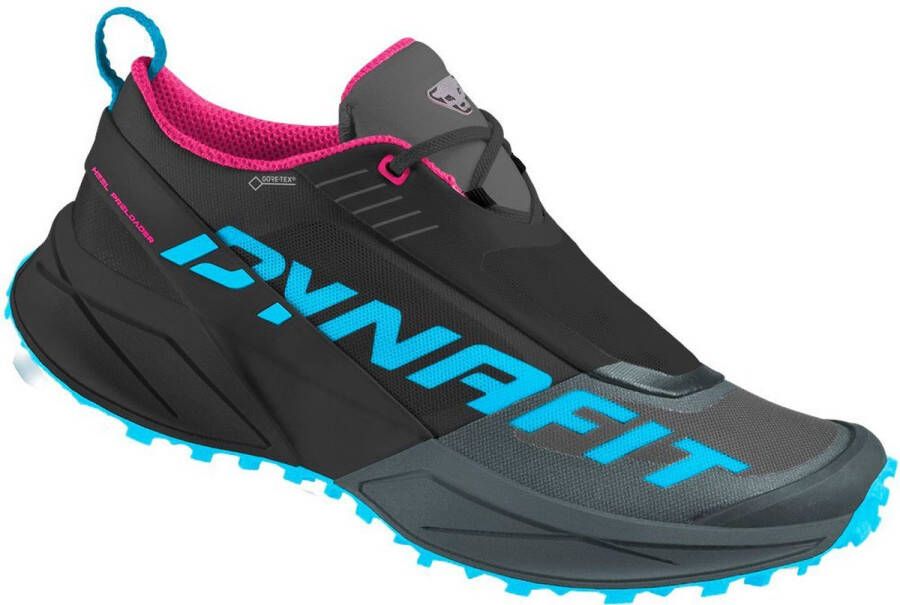 Dynafit Ultra 100 Goretex Trailrunningschoenen Dames Black Out Flamingo