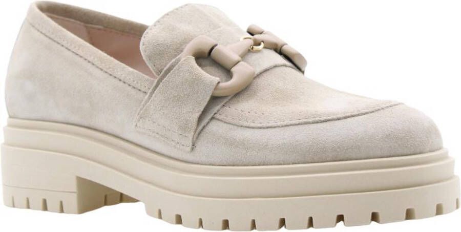 E mia Stijlvolle Loafers voor Vrouwen Beige Dames