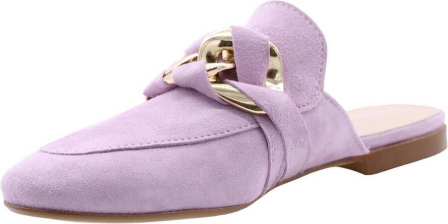 E mia Peep Toe Peep Heel Purple Dames