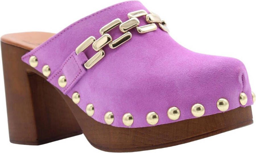 E mia Peep Toe Peep Heel Purple Dames - Foto 1