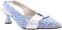 E mia Verhoog je stijl met Slingback Pumps Blue Dames - Thumbnail 1