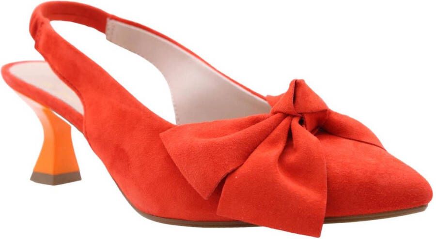 E mia Verhoog je stijl met Slingback pumps Red Dames