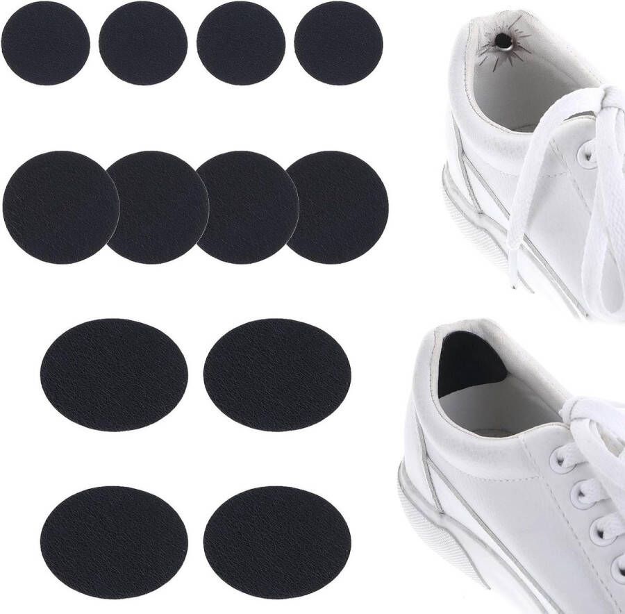 12 stuks zelfklevende sneaker-hielreparatiepatch Reparatiepatch voor schoengaten Binnenzoolpatches Patchpad Onzichtbare kleverigheid Geschikt voor sneakers leer hoge hakken