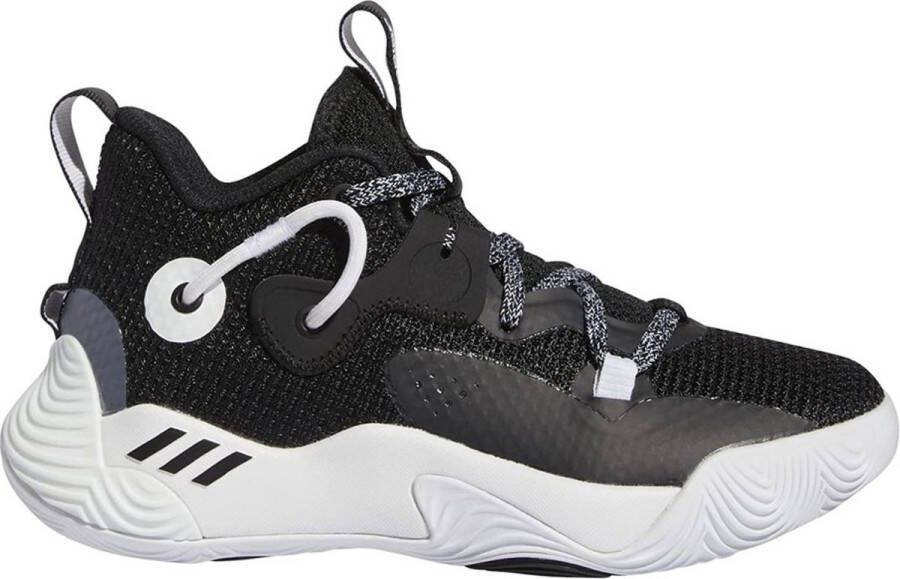 Adidas Perfor ce Harden Stepback 3 C De schoenen van het basketbal Ge gd kind Zwarte