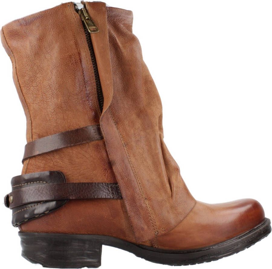 A.s.98 Western Style Cowboy Boots Brown Dames