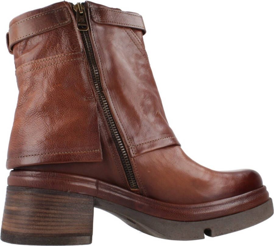 A.s.98 Stijlvolle Enkellaarsjes met Gespdetail Brown Dames