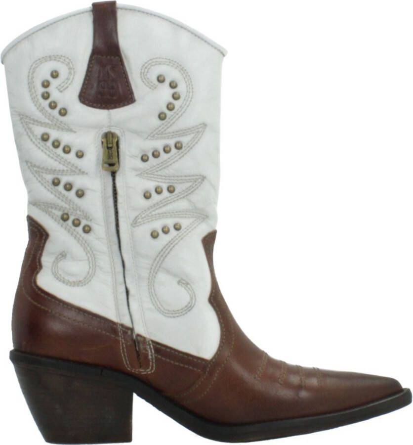 A.s.98 Western Style Cowboy Boots Brown Dames