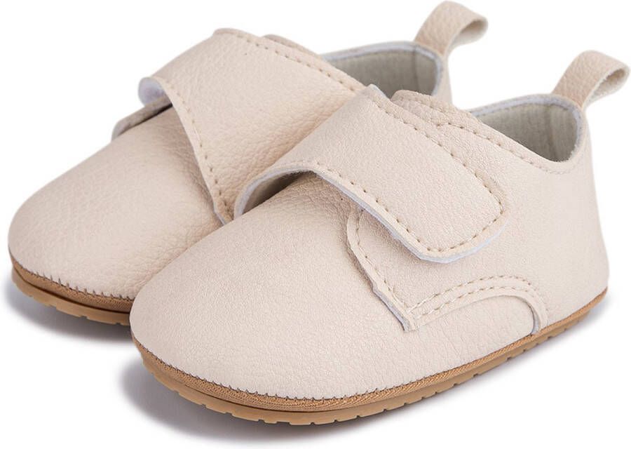 WUNO Baby Schoenen Pasgeboren Babyschoenen met strik Eerste Baby Schoentjes 6-12 maanden Zachte Zool Antislip Baby slofjes 12cm Multi