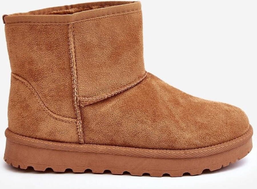 Beige Hoge Cozy Boots