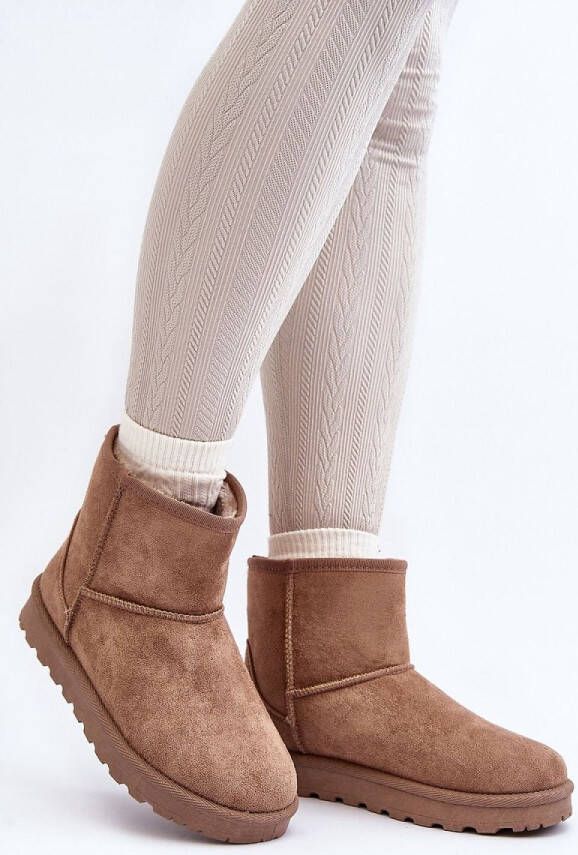 Beige Hoge Cozy Boots