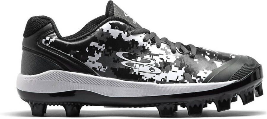 Boombah Dart Digi Camo Molded Cleats Red White