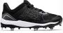 Boombah Mens Viper Pureknit Metal Cleat Black Charcoal - Thumbnail 2