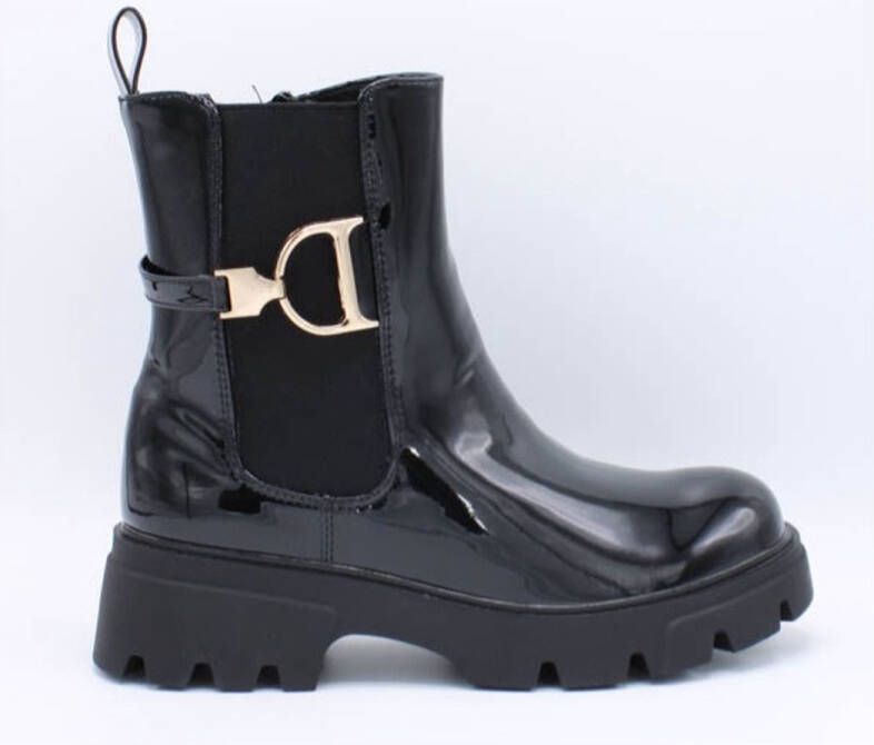 Boots DeeDee Zwart Lak