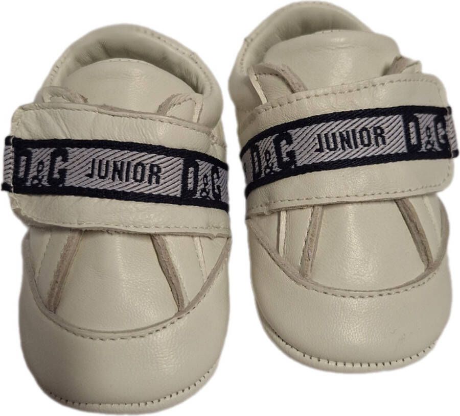 D&G BABY SHOES SCARPA BASSA VELCRO WHITE