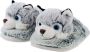 Dieren husky hond sloffen pantoffels voor kinderen Wit - Thumbnail 1