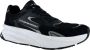 Emporio Armani EA7 Textiel en PU Leren Sneakers Black Heren - Thumbnail 1