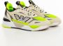 Emporio Armani EA7 Lage Top Hardloopschoenen Beige Limoen Multicolor Heren - Thumbnail 1