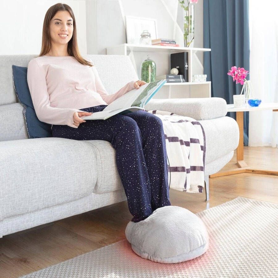 Ergonomische Elektrische Voetenwarmer met 3 Instelbare Temperatuurniveaus Ideaal voor de Winter