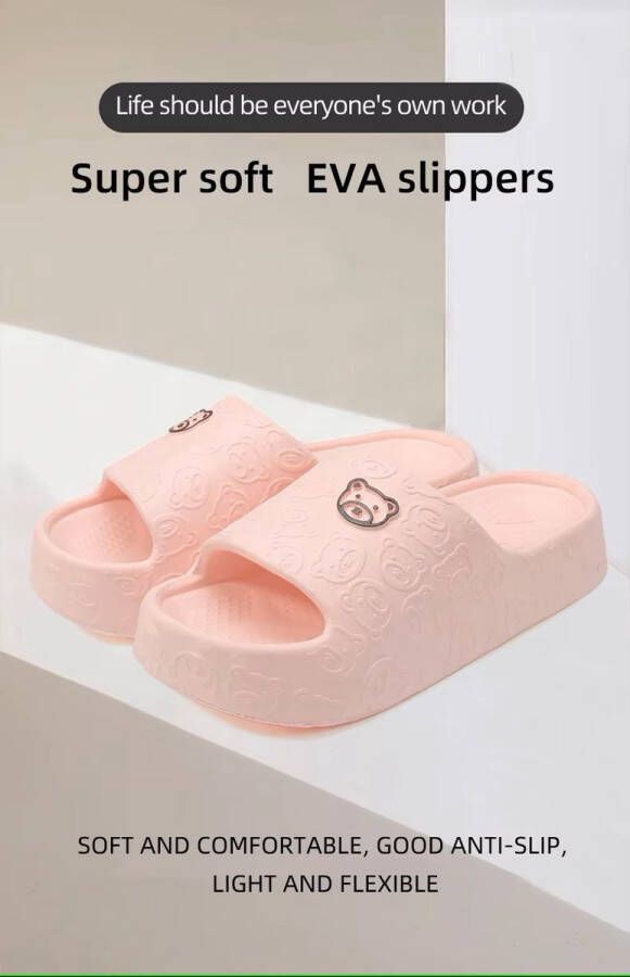 Eva Slippers Badkamer Douche Slip-Proof G Proof roze