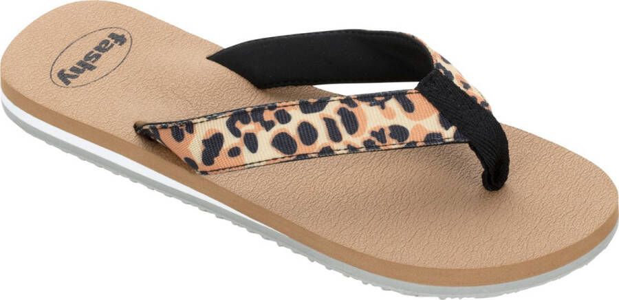 Fashy Slippers Dames Hayden Leopardprint