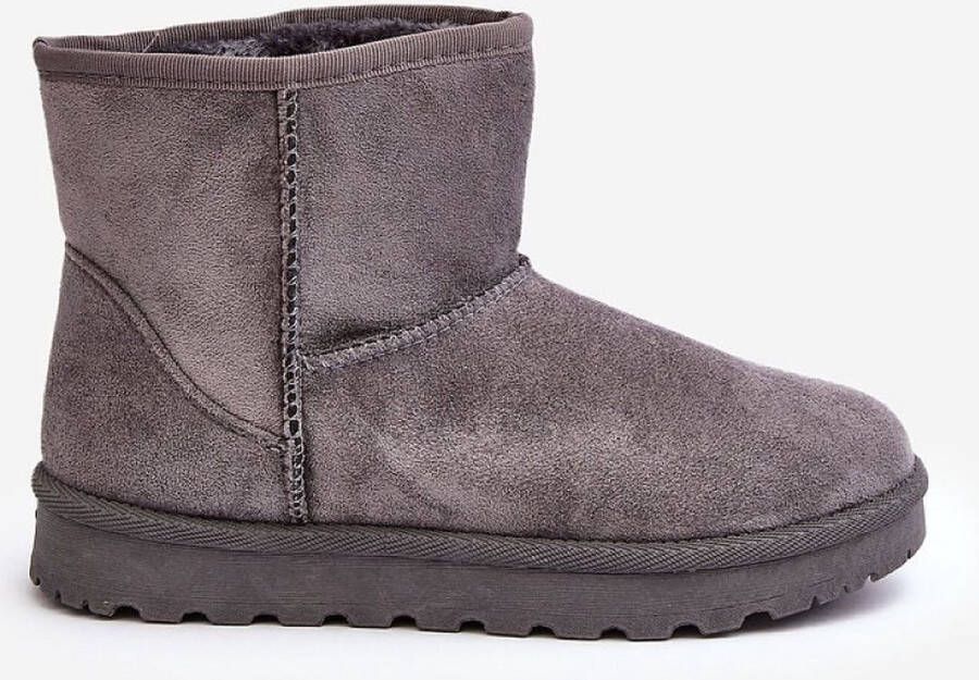 Grijze Hoge Cozy Boots