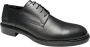 Online Express Schoenen Nette veterschoenen Nette schoenen heren 017 Leather Zwart - Thumbnail 1